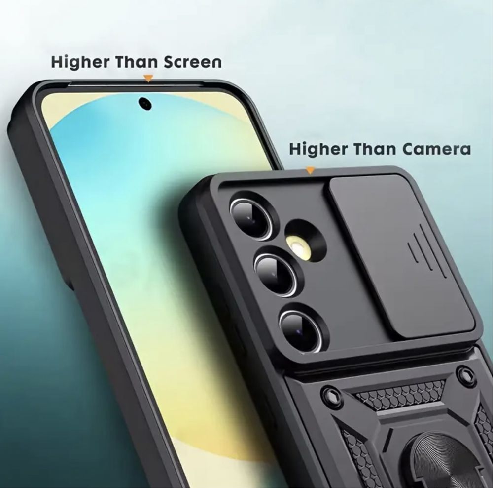 Противоударный чехол на Samsung A56 26 36 чохол з кільцем Camera Ring