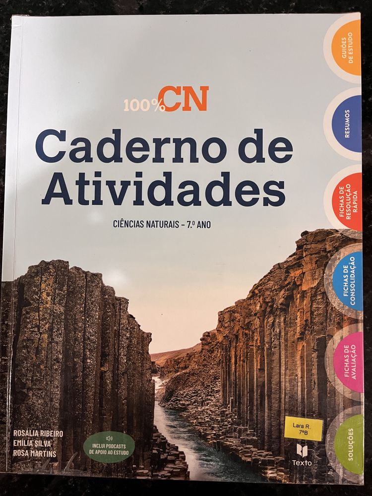 Manual de Ciências Naturais, 7 Ano + caderno atividades