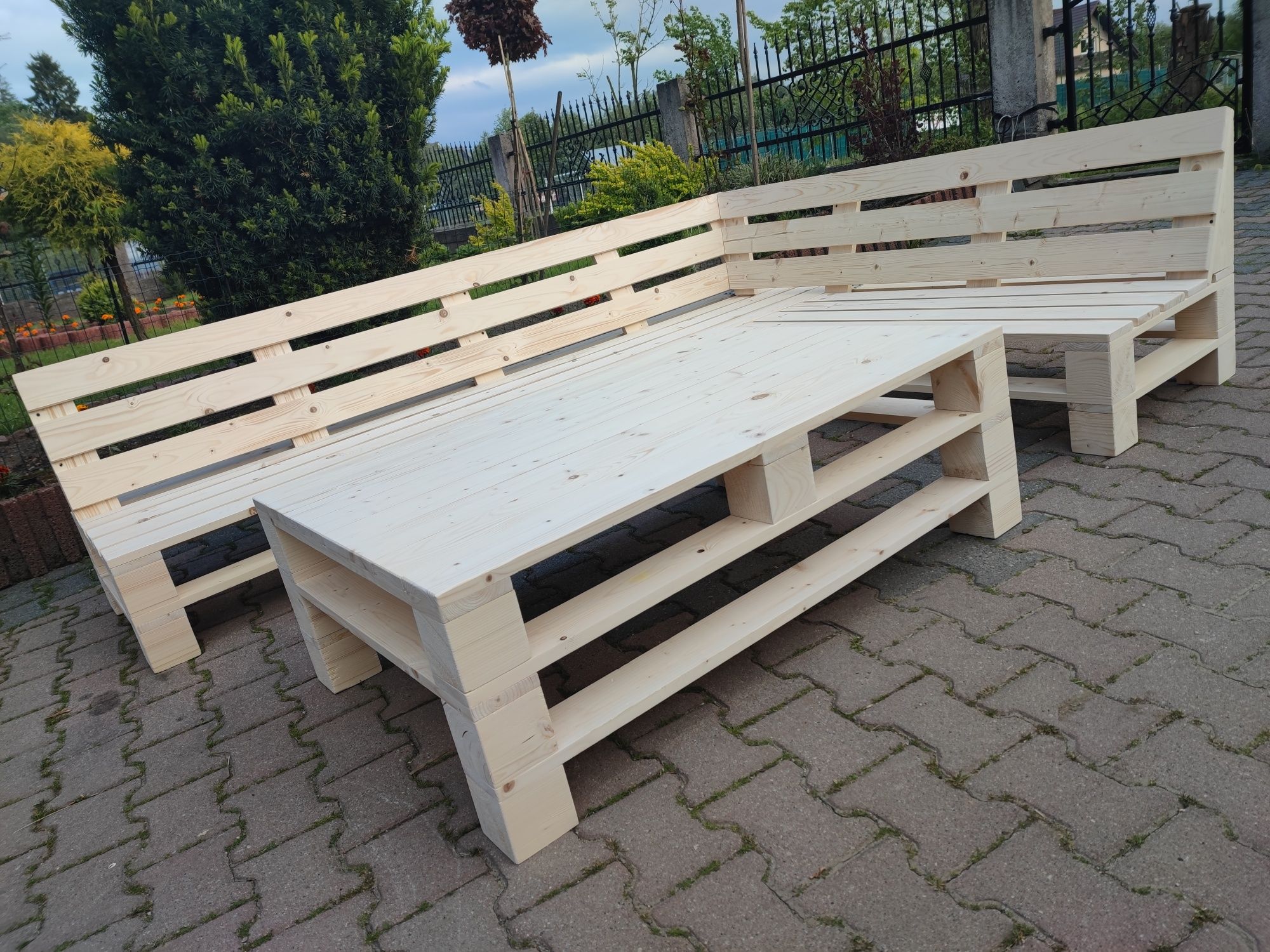 Meble na taras,do ogrodu stylizowane na wzór z palet. Meble pod wymiar
