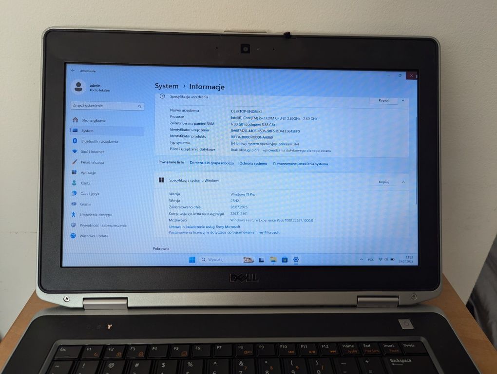 Laptop Dell latitude