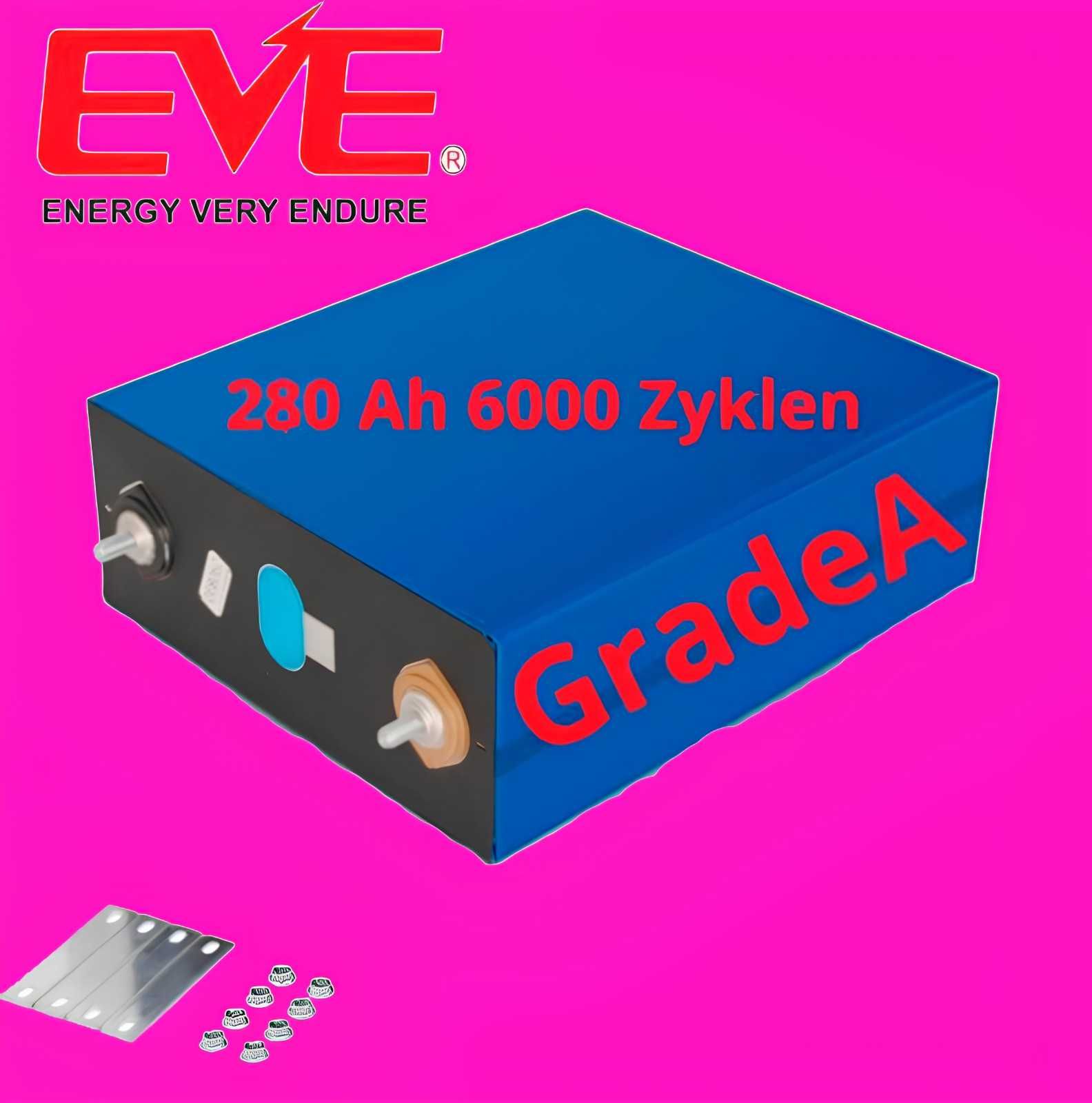 Аккумулятор Eve 280AH 3.2V Прямые поставки / EVE 105а-230a / Гарантия+