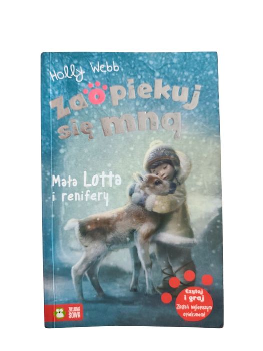 Książka zaopiekuj się mną mała Lotta i renifery