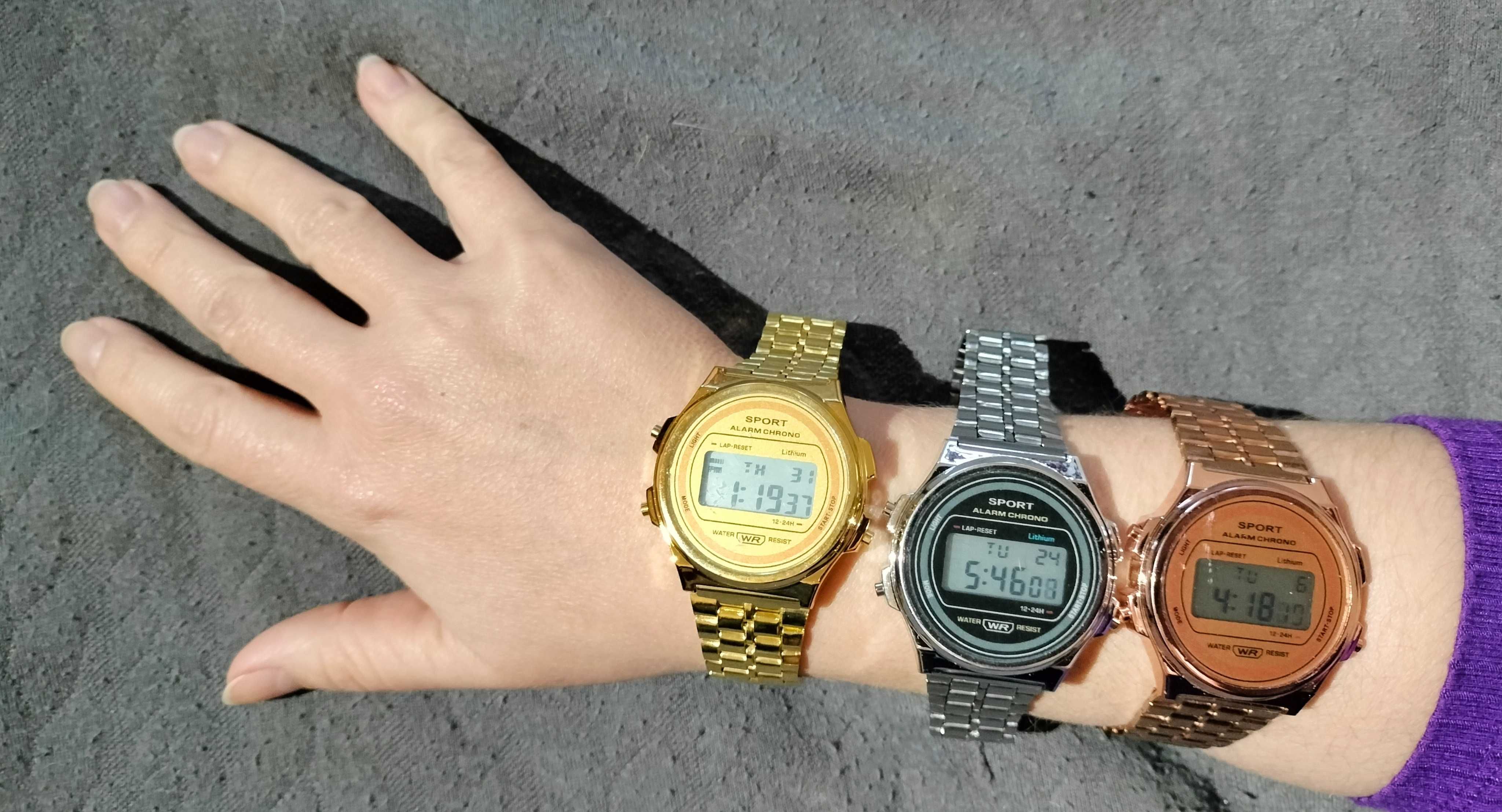 Relógio tipo casio