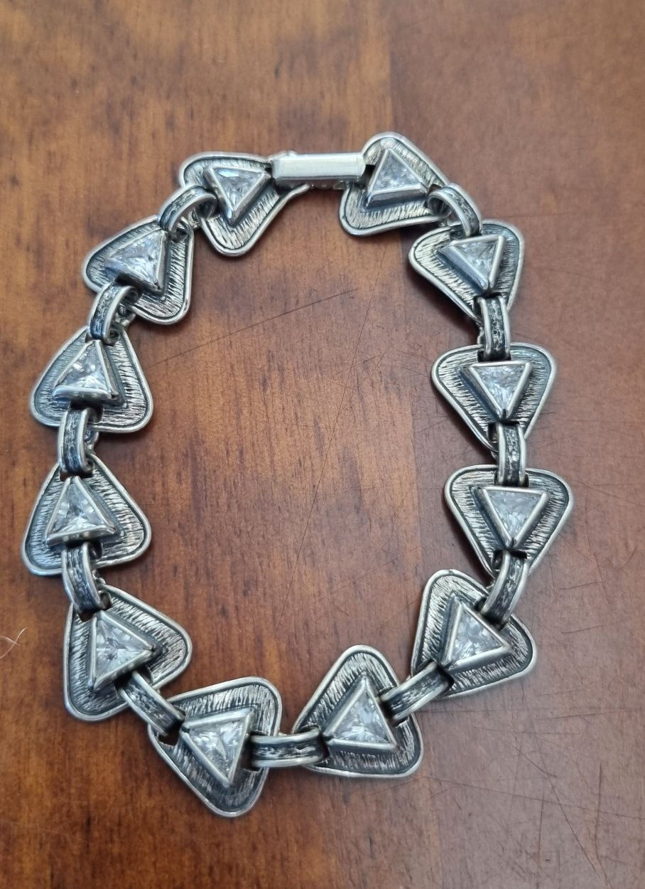 Srebrna bransoletka vintage 925