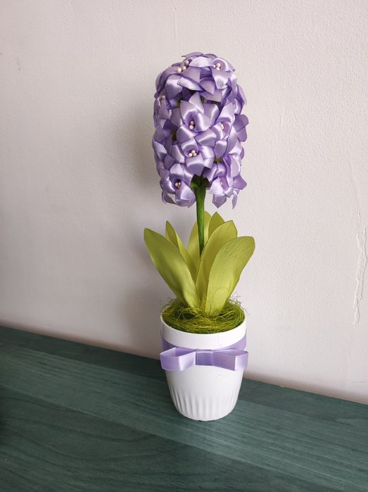 Kwiaty w doniczce hiacynt