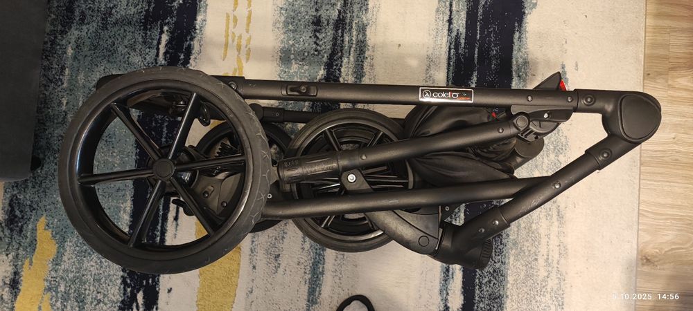 Zestaw 4w1: Wózek Coletto Astin + fotelik Maxi-Cosi + śpiworek Cottonm