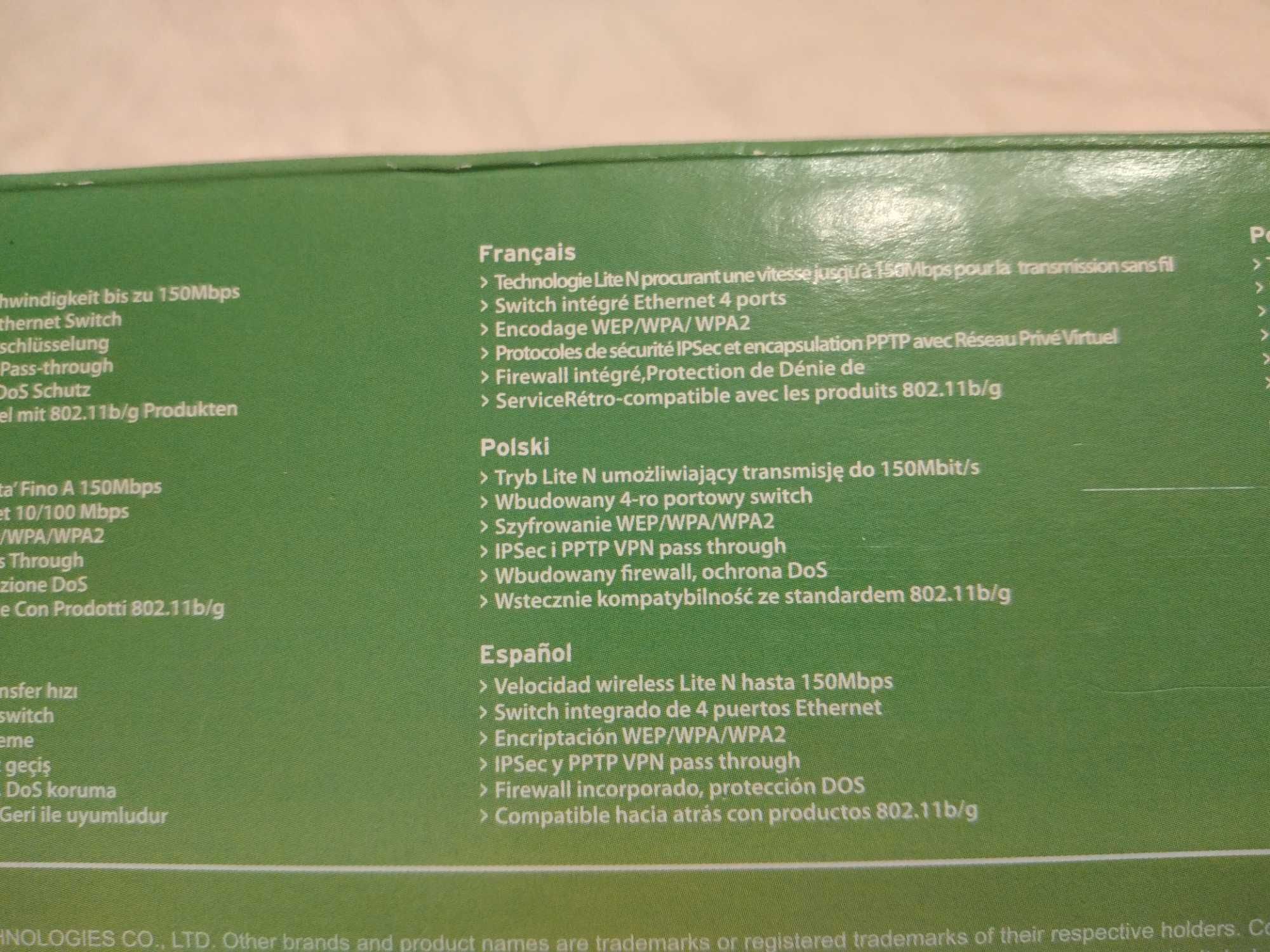 Router Tp-link 150 mbps no. TL-WR740N