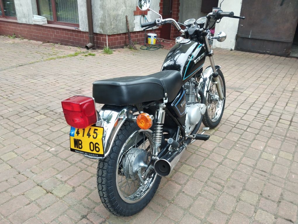 Motocykl chopper Suzuki gn125,Gienek,piękny,PRL,Komar,WSK,SHL,