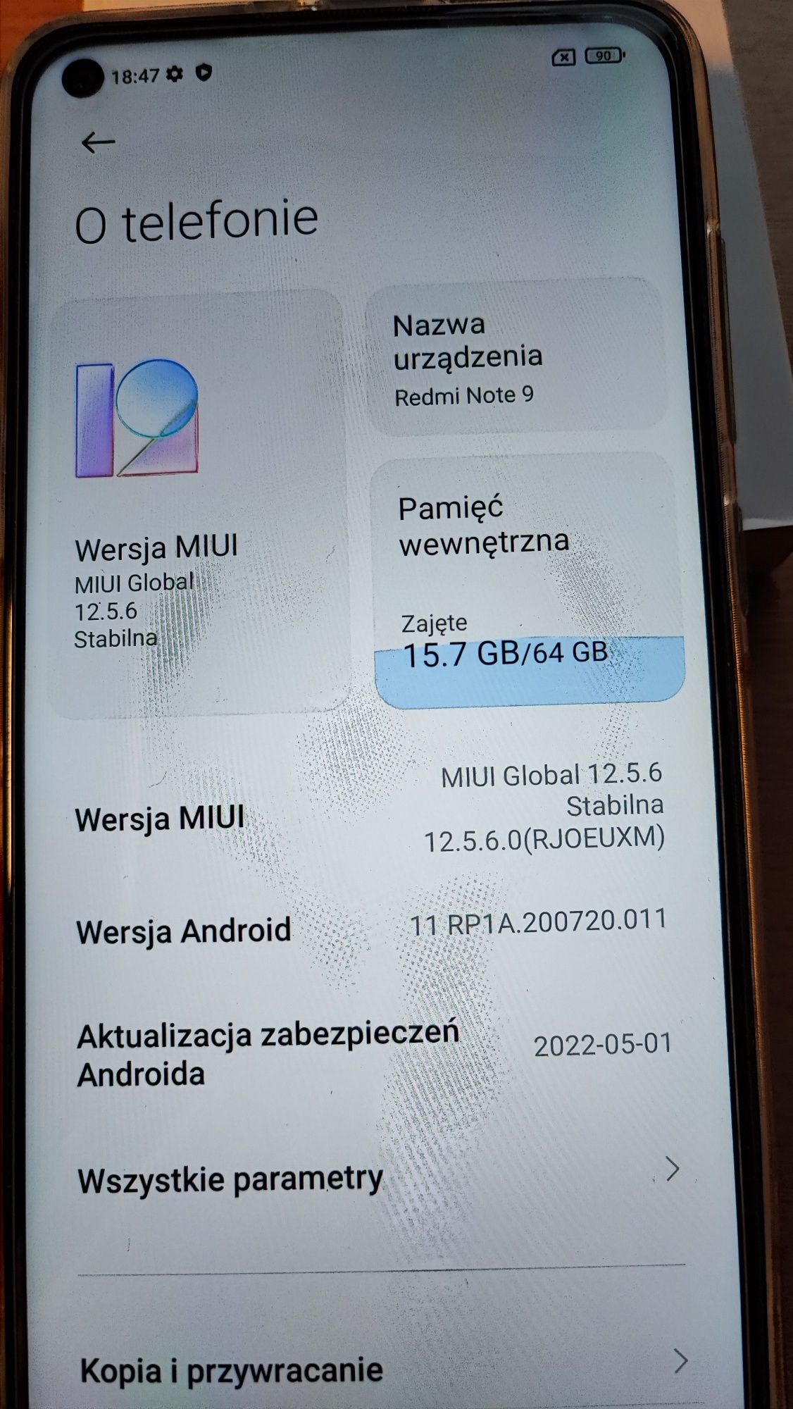 Xiaomi Redmi Note 9 3/64 LTE NFC Zielony
