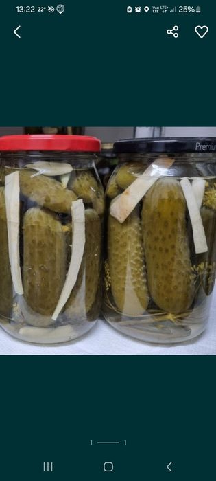 2 x ogórki kiszone naturalnie domowe!