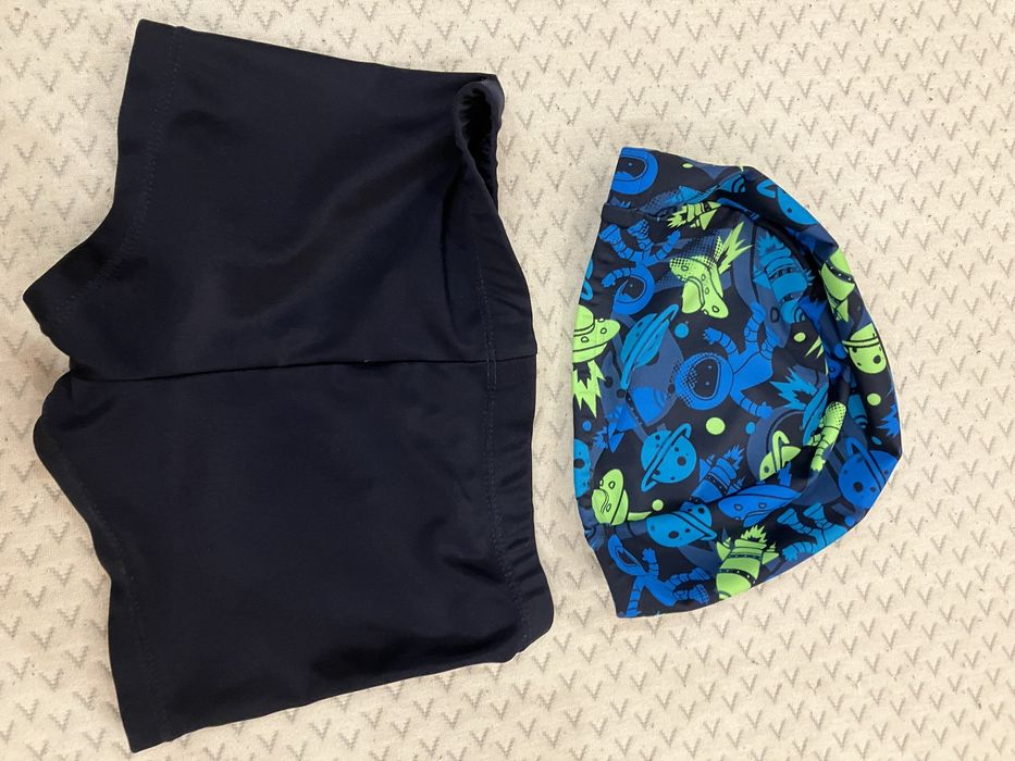 Kąpielówki 5-6 lat, czepek