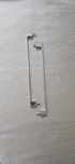 Uchwyty do mebli szuflady szafek srebrne chromo 34 cm