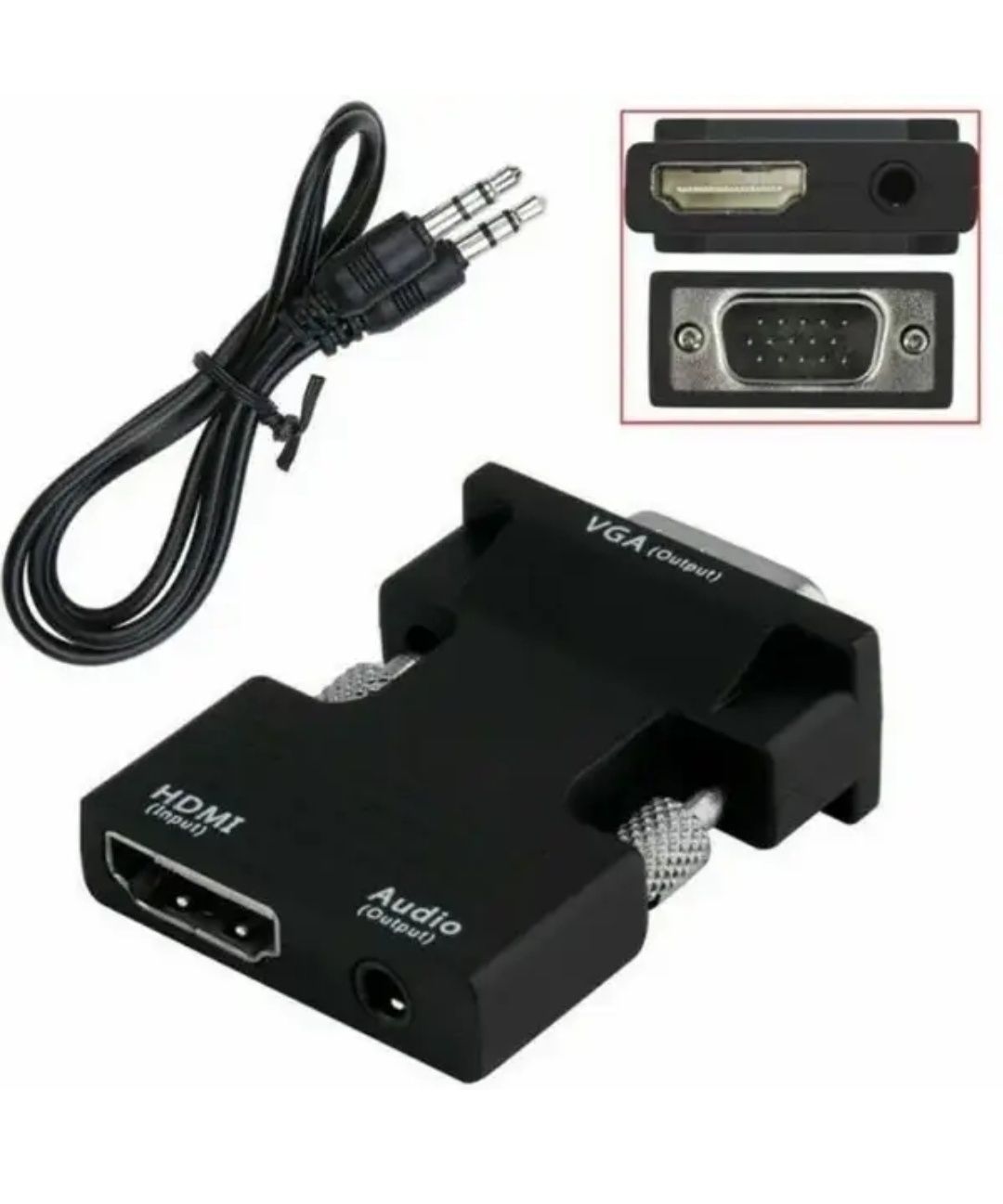 Адаптер HDMI to VGA, VGA to HDMI, AV RCA HDMI переходник конвертер