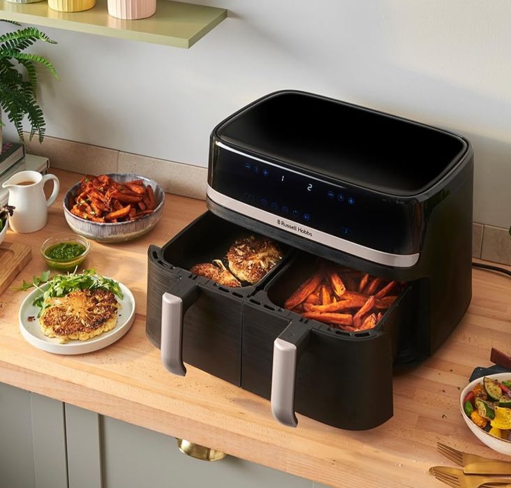 Air Fryer Russell Hobbs 9L Dual – Nova!