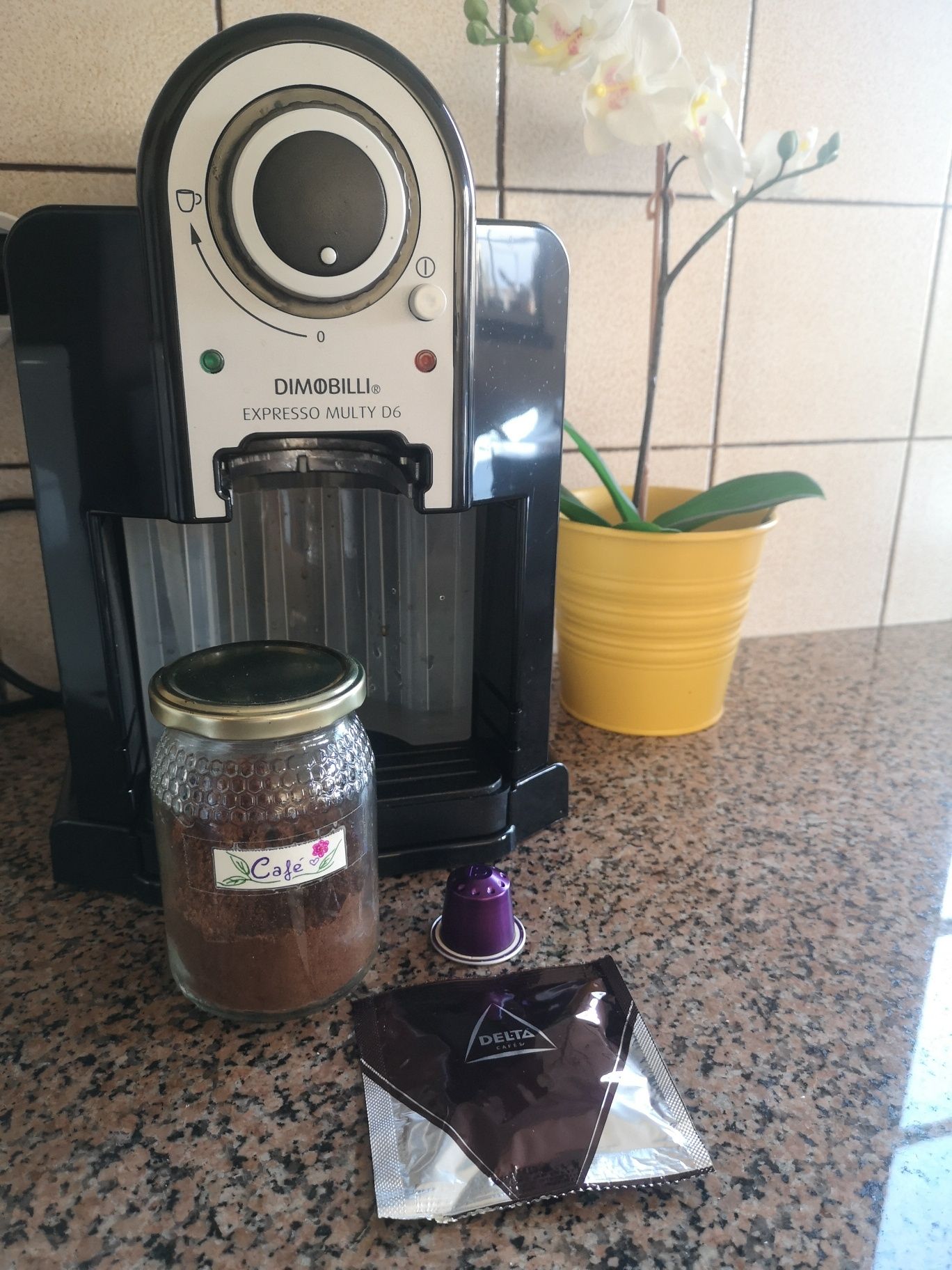 Máquina café Dimobilli D6 (todas cápsulas)