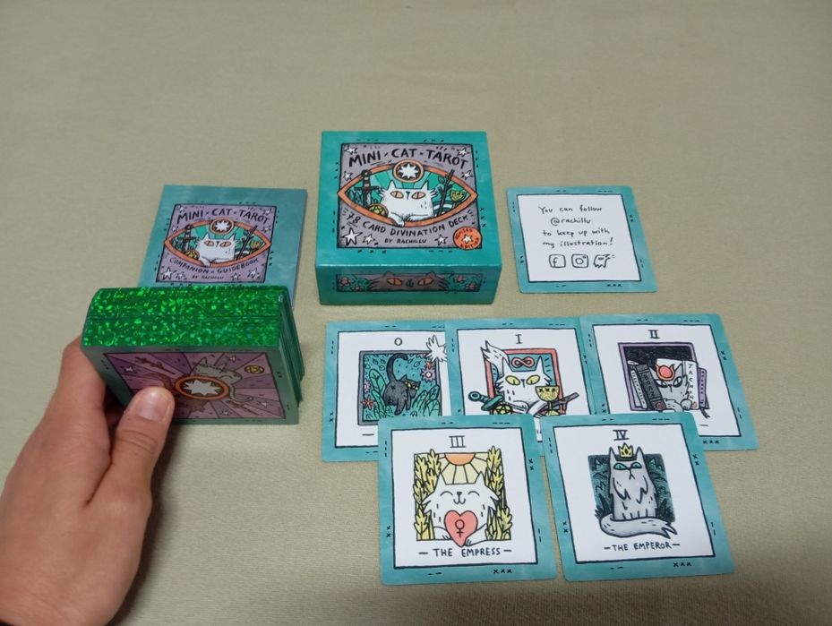 Mini cat tarot de Rachillu