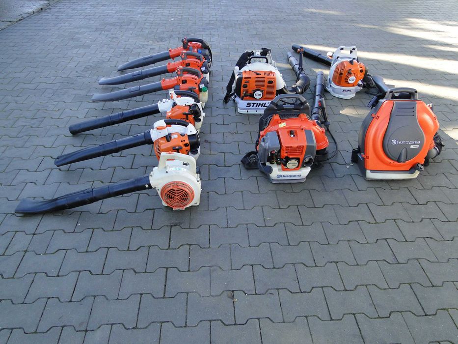 Dmuchawa spalinowa do trawy liści śniegu plecakowa STIHL Husqvarna