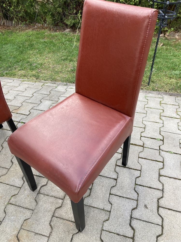 Krzesla eco skóra 2 sztuki