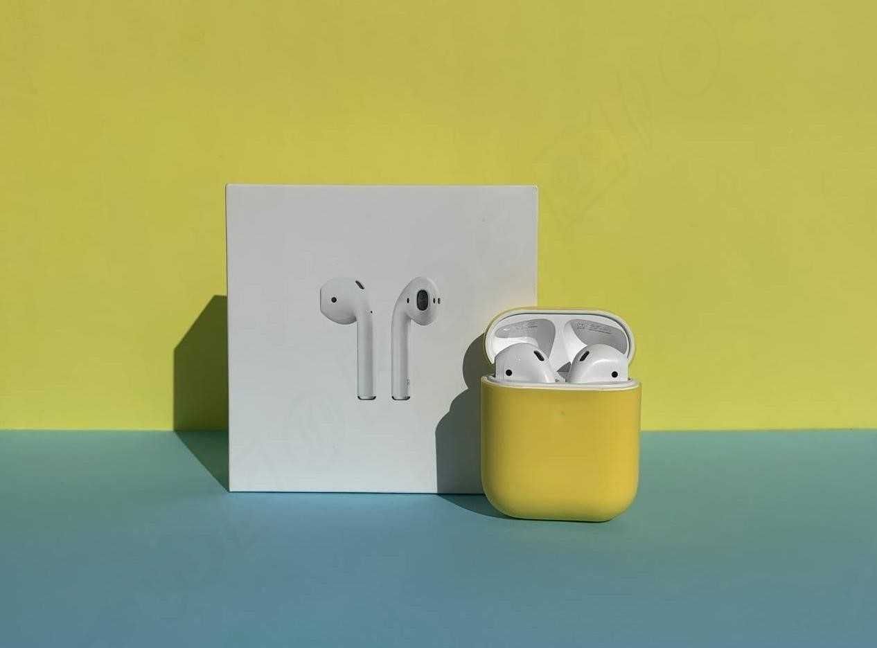 AirPods 2 Найкраща версія 1в1 з Топ якість + чохол