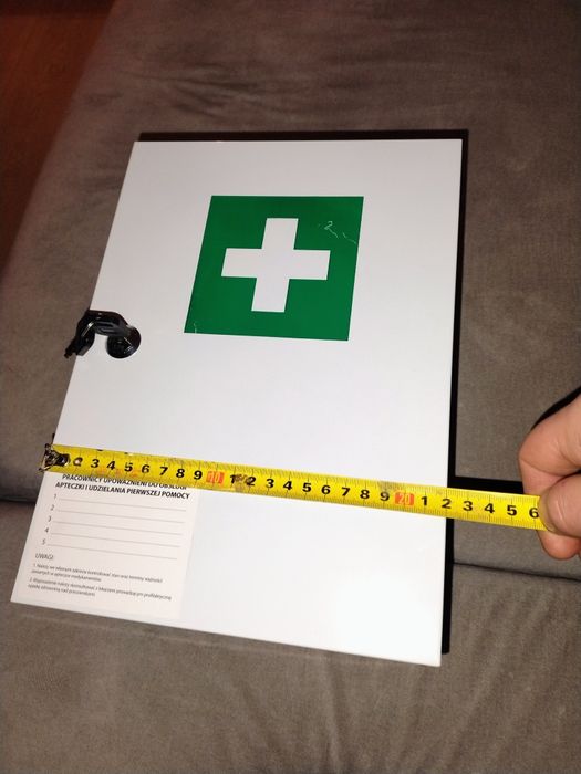 Apteczka na ścianę metalowa BHP