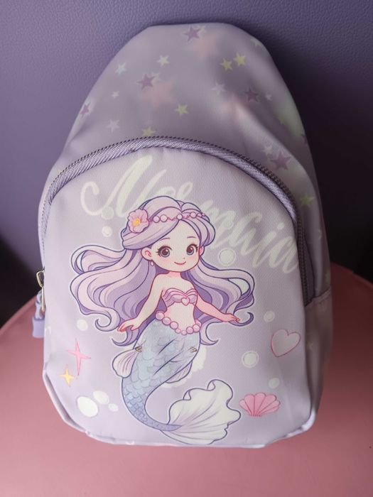 Mini mochila Sereia para criança