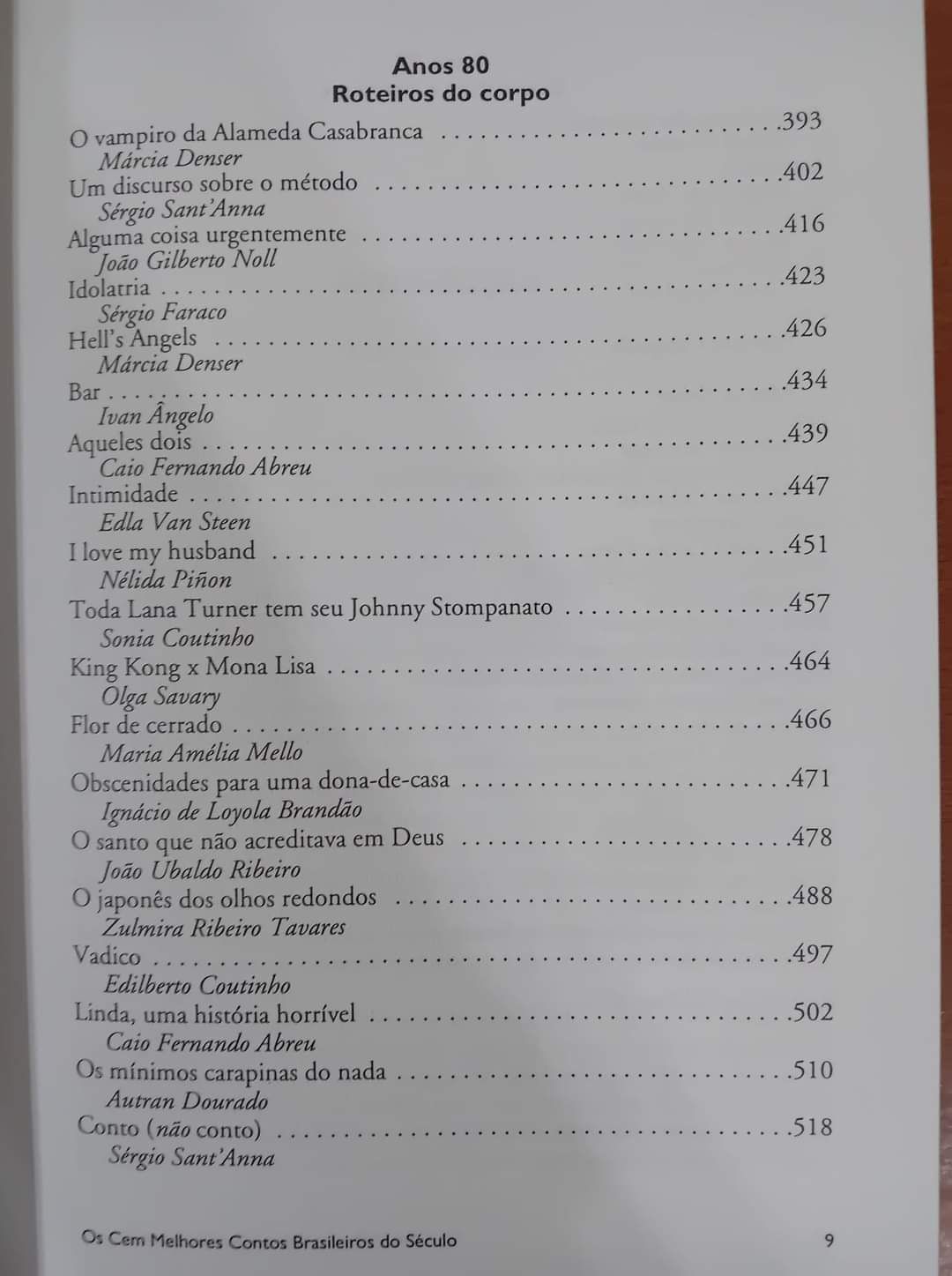 Os Cem Melhores Contos Brasileiros do Século