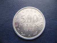 Stare monety 500 marek 1923 Niemcy stan menniczy