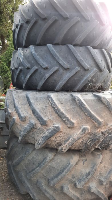 Komplet kół bliznaczych! + flansze + sruby. 540/65r34   650/85r38