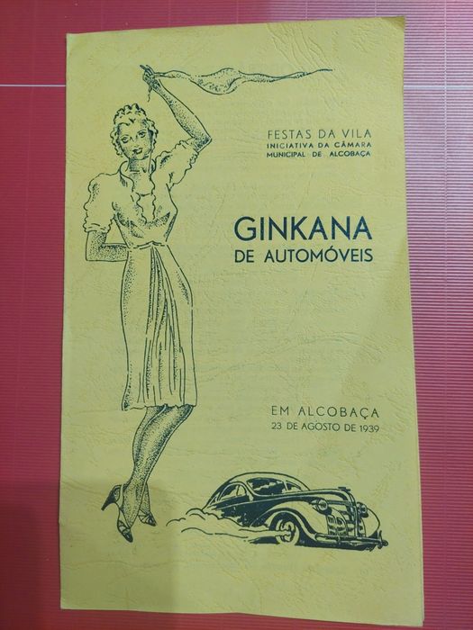 Ano 1939 gincana automóvel Alcobaça