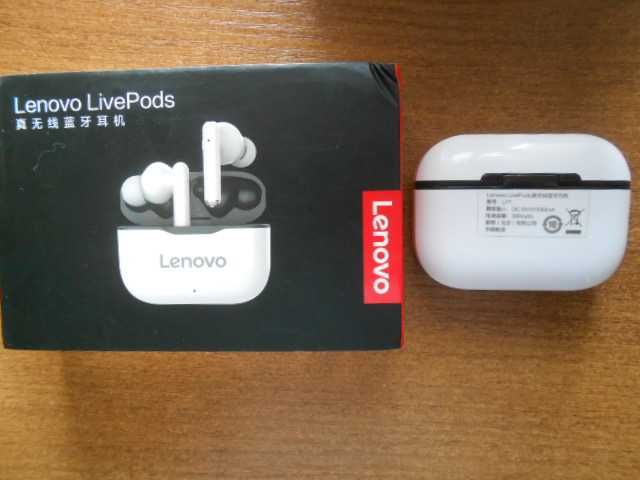 Навушники Lenovo LivePods LP1 White Tws Bluetooth