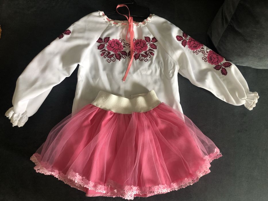 Дитяча Вишиванка+ спідниця вік 5-6 р.