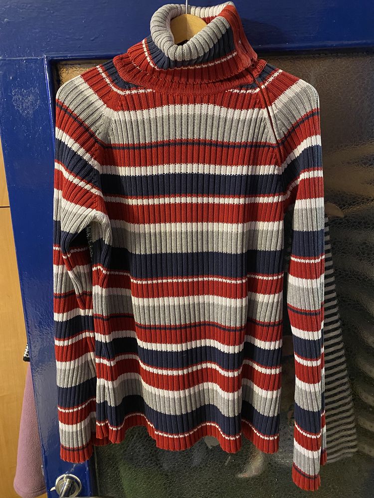 Sweter golf gruby bawelniany r. XL 46-48 H&M L.O.G.G.