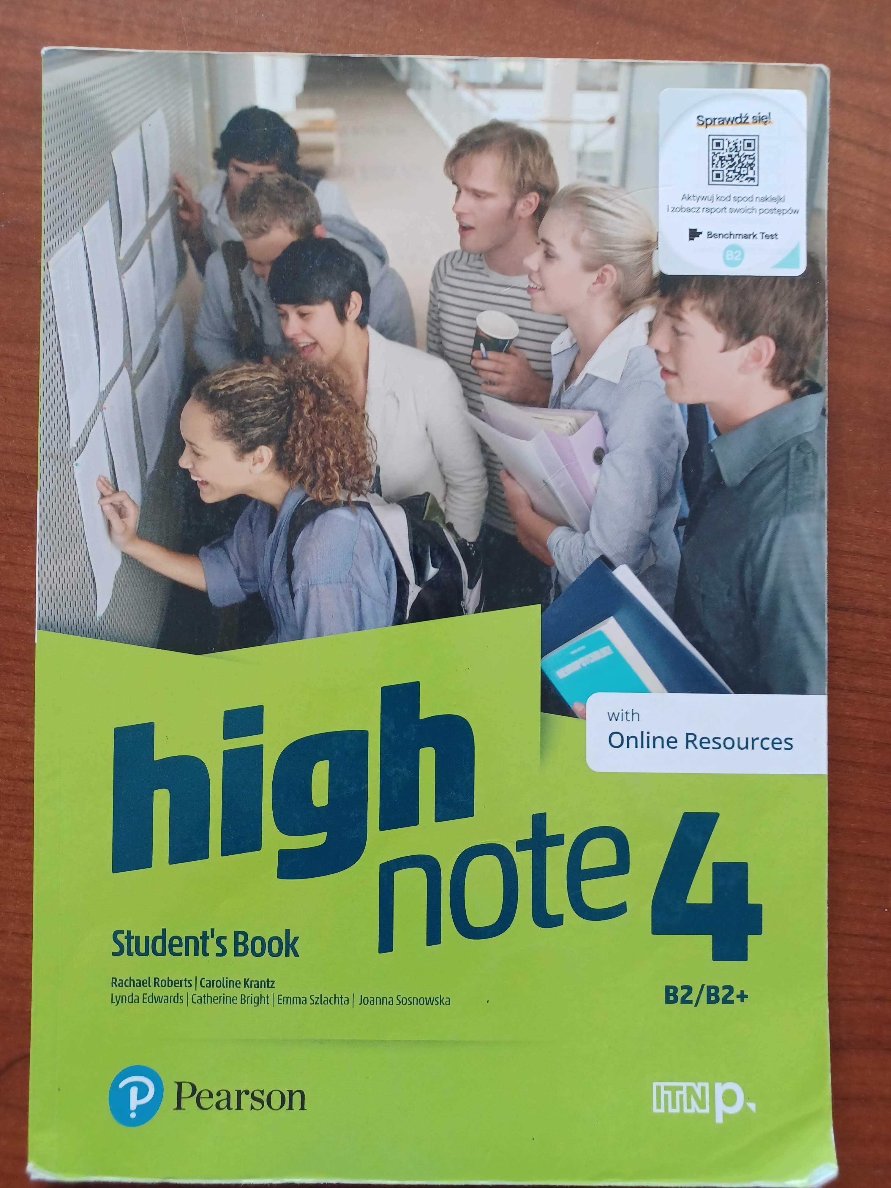 "High Note 4 Students Book B2/B2+" podręcznik do języka angielskiego