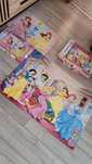 2 szt.Puzzle gigant 3+ disney księżniczki 40szt i 24szt