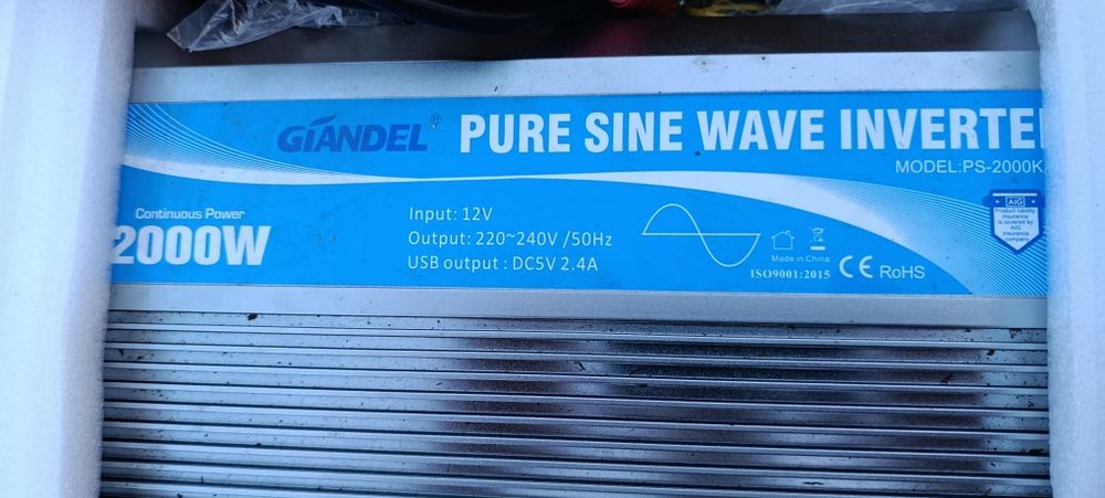 Inverter 2000 w novo