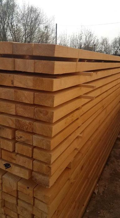 Дошка, брус і рейка обрізна та необрізна від виробника — оптом