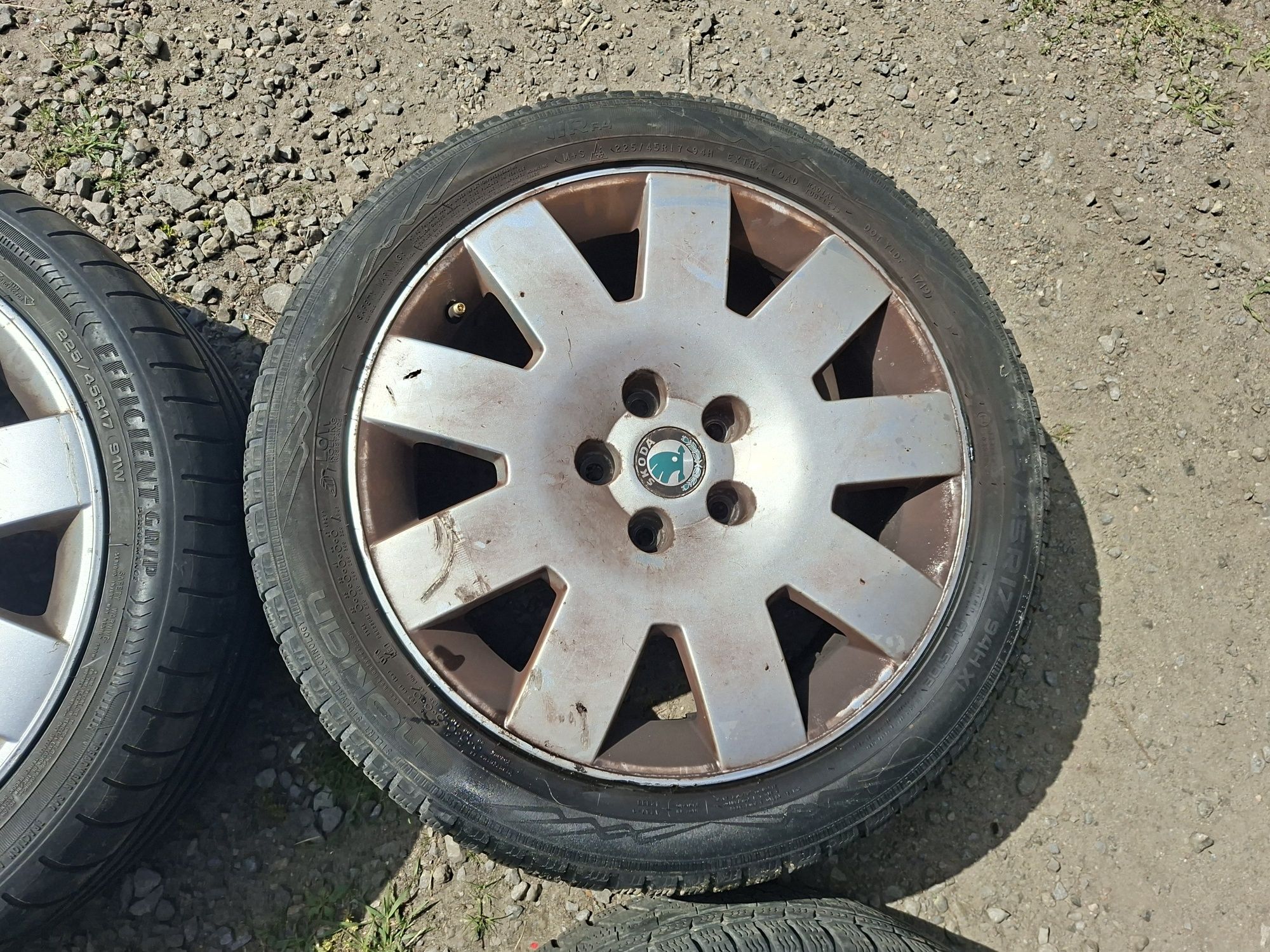 Alufelgi Koła skoda octavia II 5x112 et37 17" a4 a6 passat