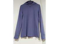 Fioletowa bluza sportowa Tchibo z kapturem rozmiar S/M