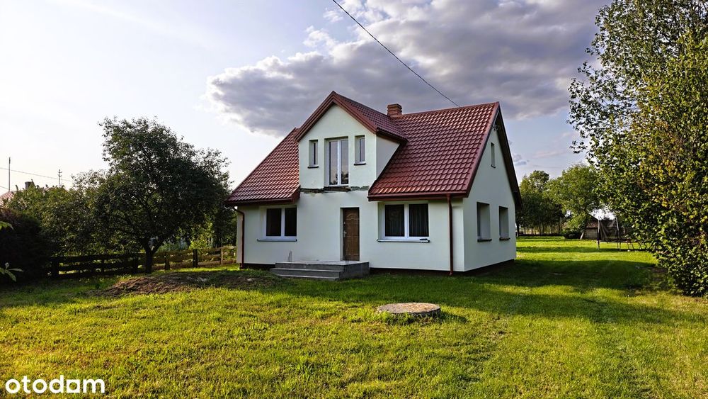 Murowany dom z piękną działką w miejscowości Krzywa