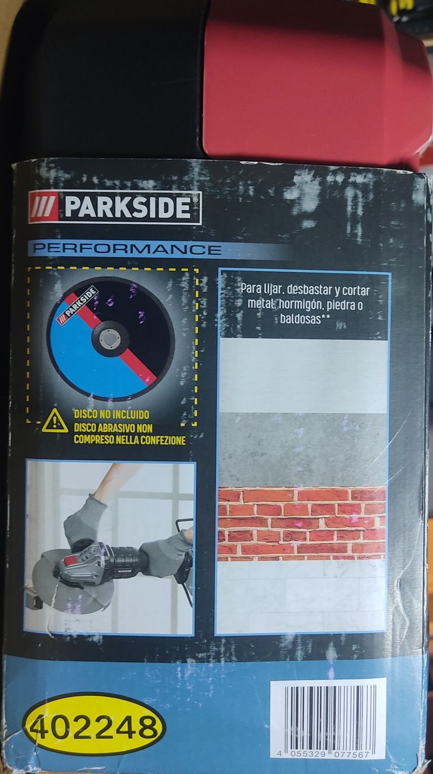 Rebarbadora angular Parkside 40v (nova + garantia)