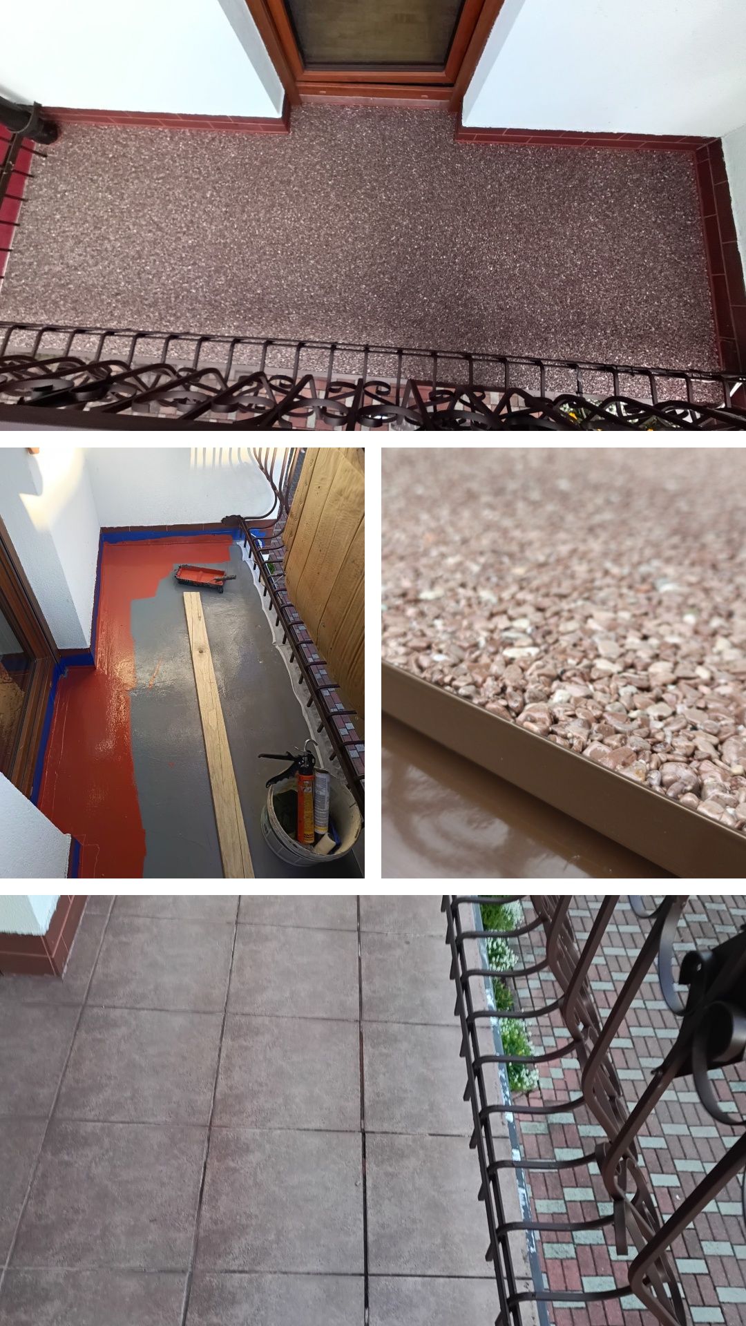 Kamienny dywan  Mikrocement  Plytki