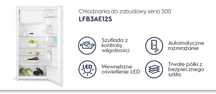 Nowa Lodówka do zabudowy Electrolux LFB3AE12S  24m-ce gw. FV23%