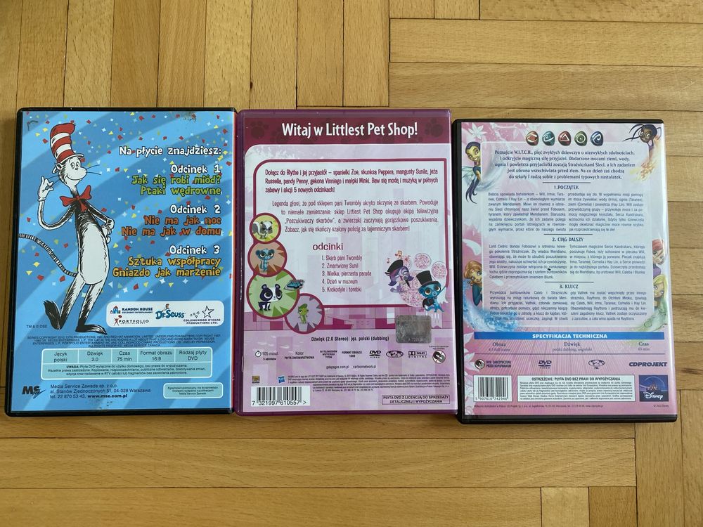 Bajki dla dzieci DVD, Kot prot, Witch, Littlest pet shop