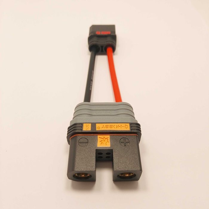Переходник QS10-Ѕ на QS8-Ѕ Адаптер LiPo аккумуляторов с кабелем 6AWG