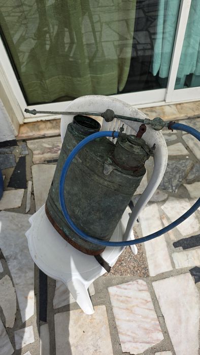 Pulverizador - Máquina de Sulfatar antiga para decoração