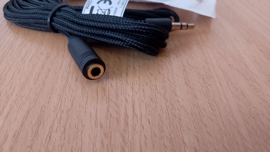 Przedłużacz do słuchawek Jack 3.5 mm stereo 3 metry