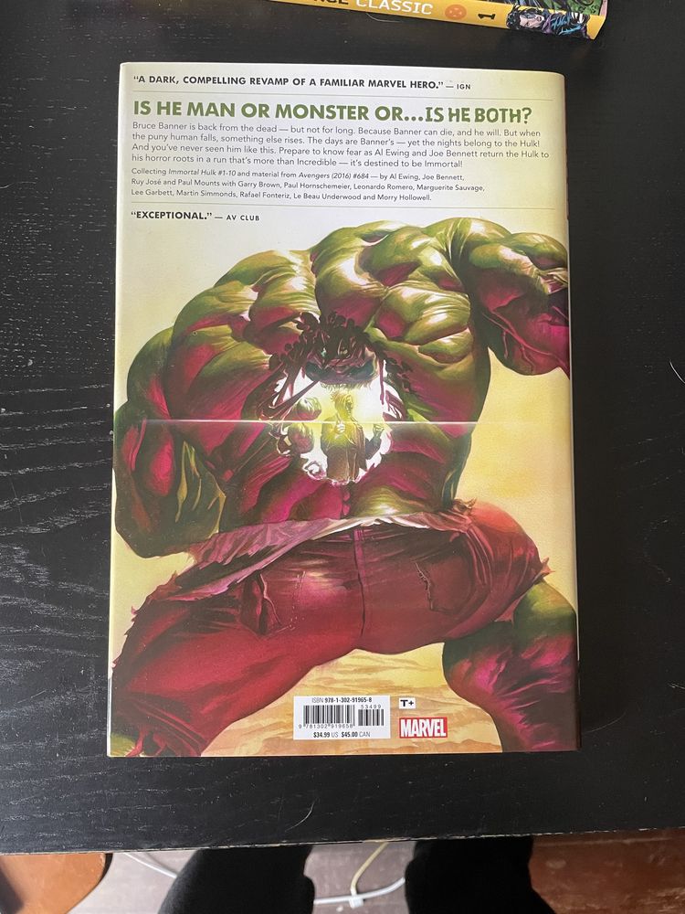 The Immortal Hulk by Al Ewing OHC Vol. 1