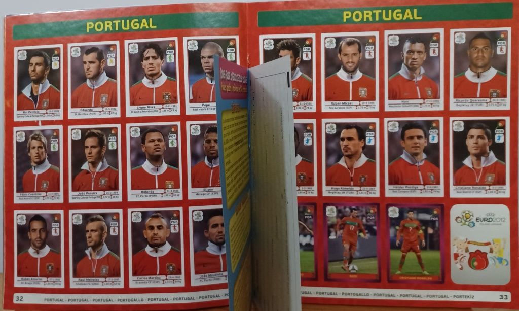 Euro 2012 caderneta completa