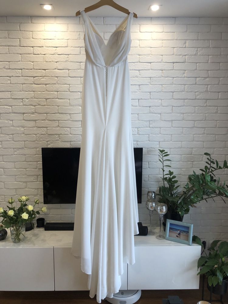 NOWA piękna  suknia ślubna LA SPOSA 36-38 rybka