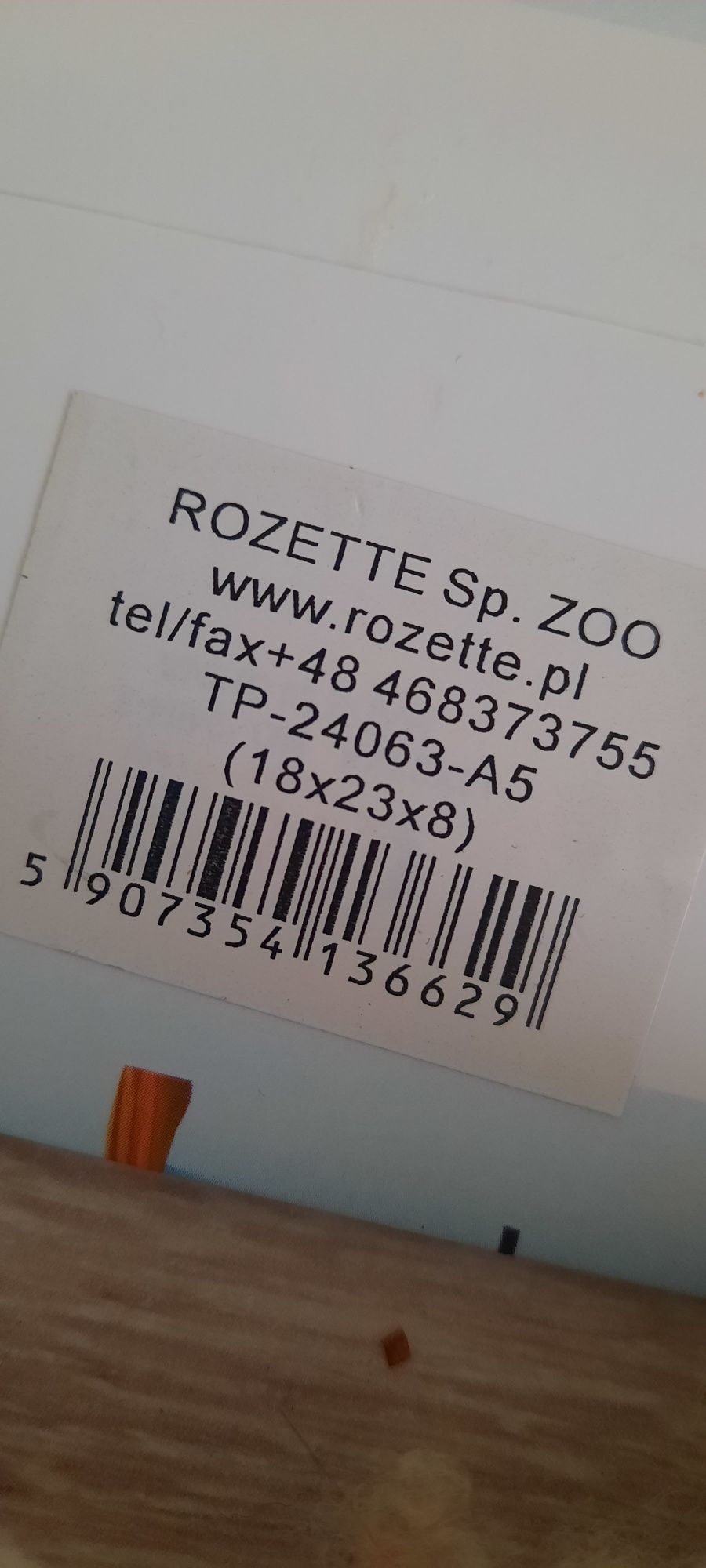 Maskotka miś i do tego torebka papierowa